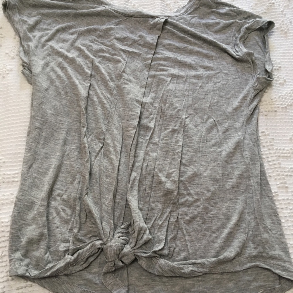 Tie back soft shirt